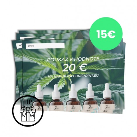 Darčeková poukážka 20 eur 
