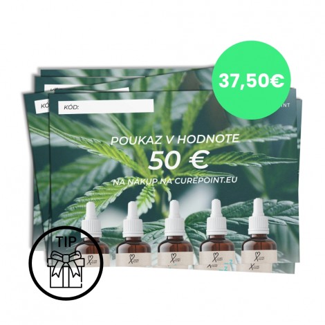 Darčeková poukážka 50 eur